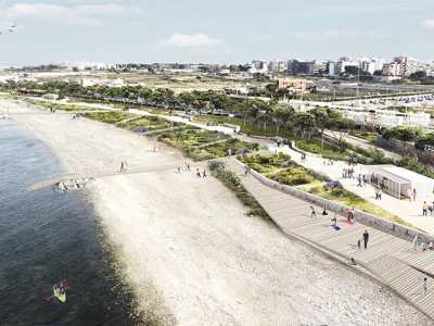 Si tratta di un progetto finanziato dal Pnrr con oltre 80 milioni di euro che porter� sul lungomare percorsi ciclopedonali, aree balneabili, giardini e zone per il tempo libero e lo sport. E questo grazie allo spostamento dell�attuale via Di Cagno Abbrescia nella parte pi� interna, ora occupata dai binari